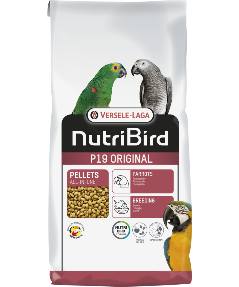 Versele Laga Nutribird P19 Original Üreyen Papağanlar İçin Meyveli Pelet Yem 1Kg Bölünmüş Ürün