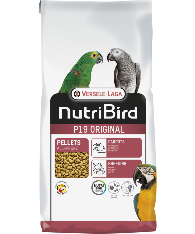 Versele Laga Nutribird P19 Original Üreyen Papağanlar İçin Meyveli Pelet (B) Yem 1 kg