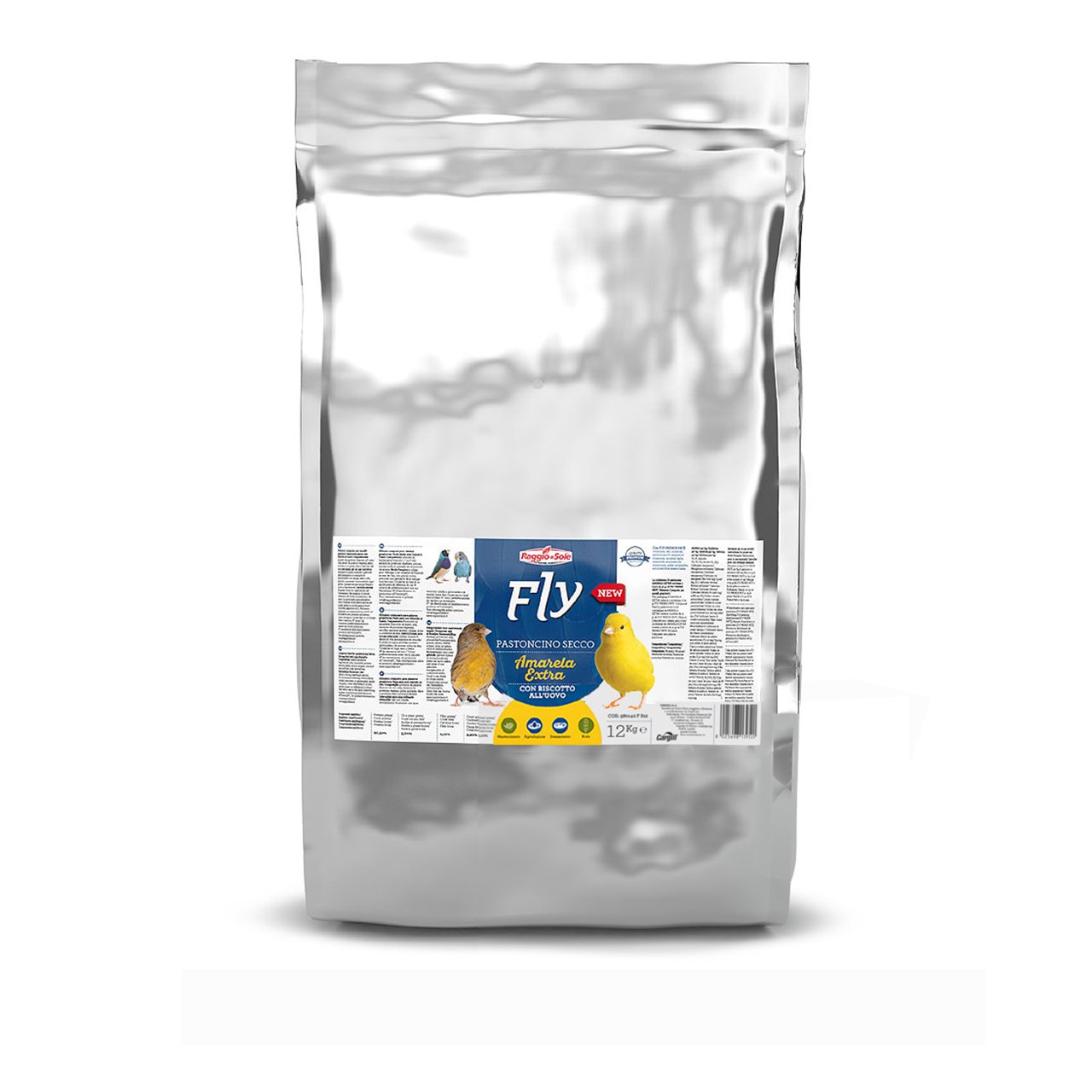 Raggio Di Sole Fly Amarela Extra Tüm Kafes Kuşları İçin Kuru Yumurtalı Mama (B) 1 kg