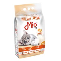 Mio İnce Portakal Kokulu Bentonit Kedi Kumu 10 Lt