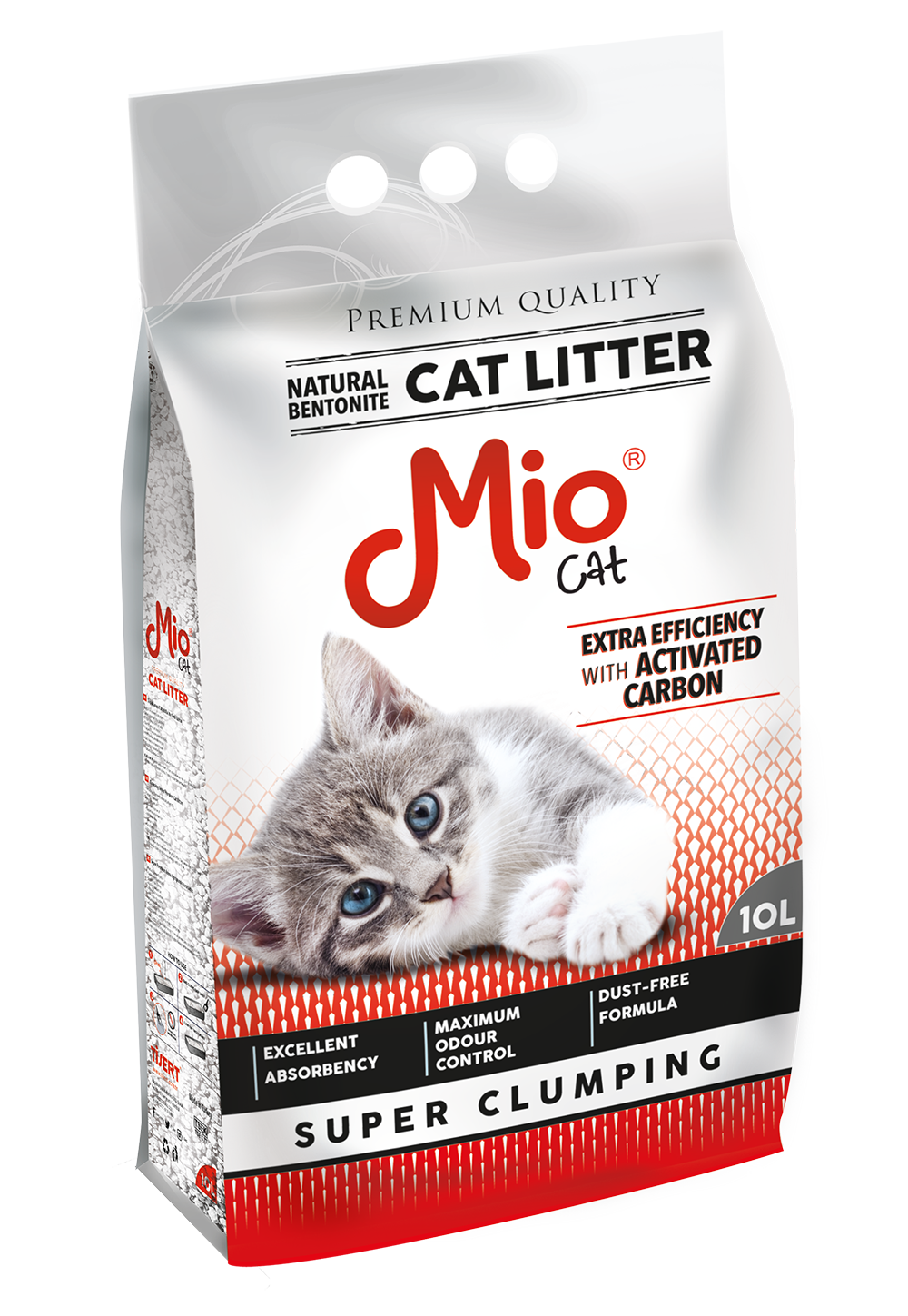 Mio Aktif Karbonlu Bentonit Kedi Kumu 10 Lt