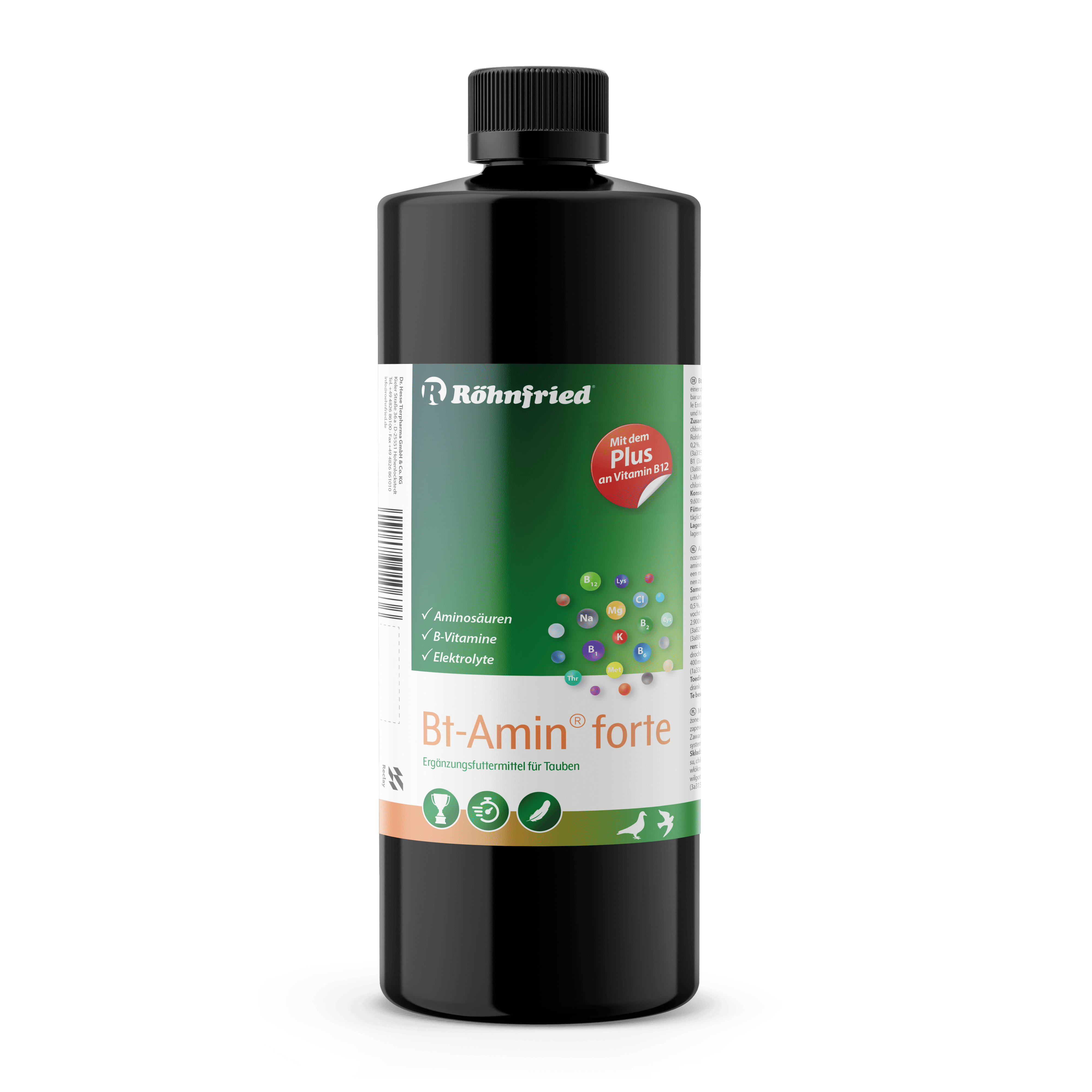 Röhnfried Bt-Amin Forte Amino Asit B Vitamini ve Elektrolit Karışımı 1.000 ml
