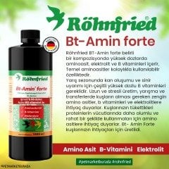 Röhnfried Bt-Amin Forte Amino Asit B Vitamini ve Elektrolit Karışımı 1.000 ml