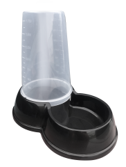 Tisert Plastik Rezerve Mama Kabı Siyah 1.750 Ml