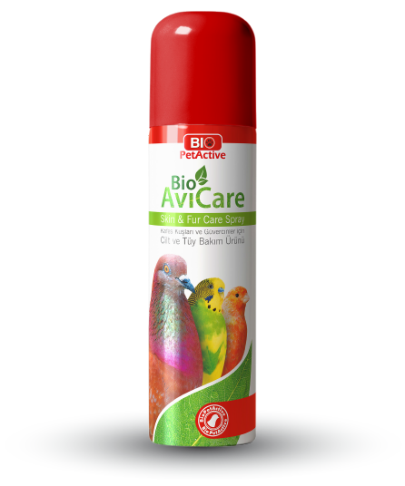 BioAvi Care Kafes Kuşları ve Güvercinler İçin Cilt-Tüy Bakım Spreyi 150 ml