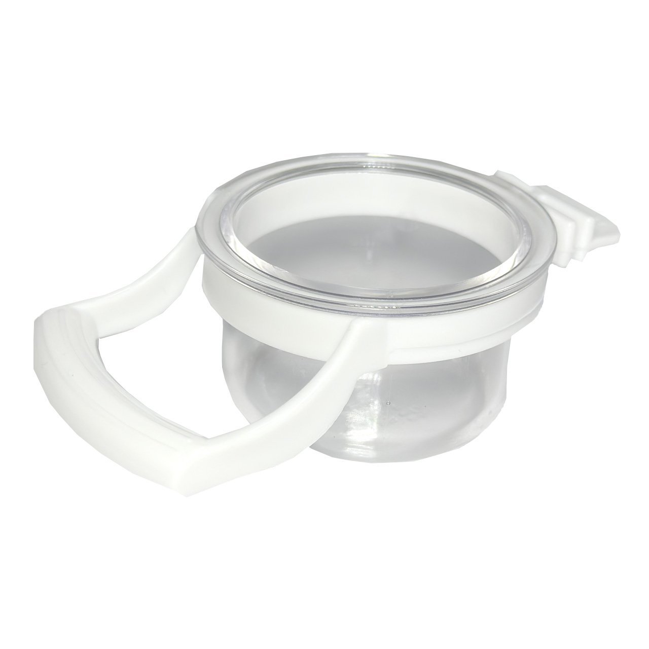 Tisert Kuşlar İçin Şeffaf Tünekli Kelepçeli Mamalık & Kumluk & Tohumluk