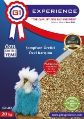 G1 Experience Şampiyon Üretici Özel Muhabbet Kuşu Yemi 20 kg