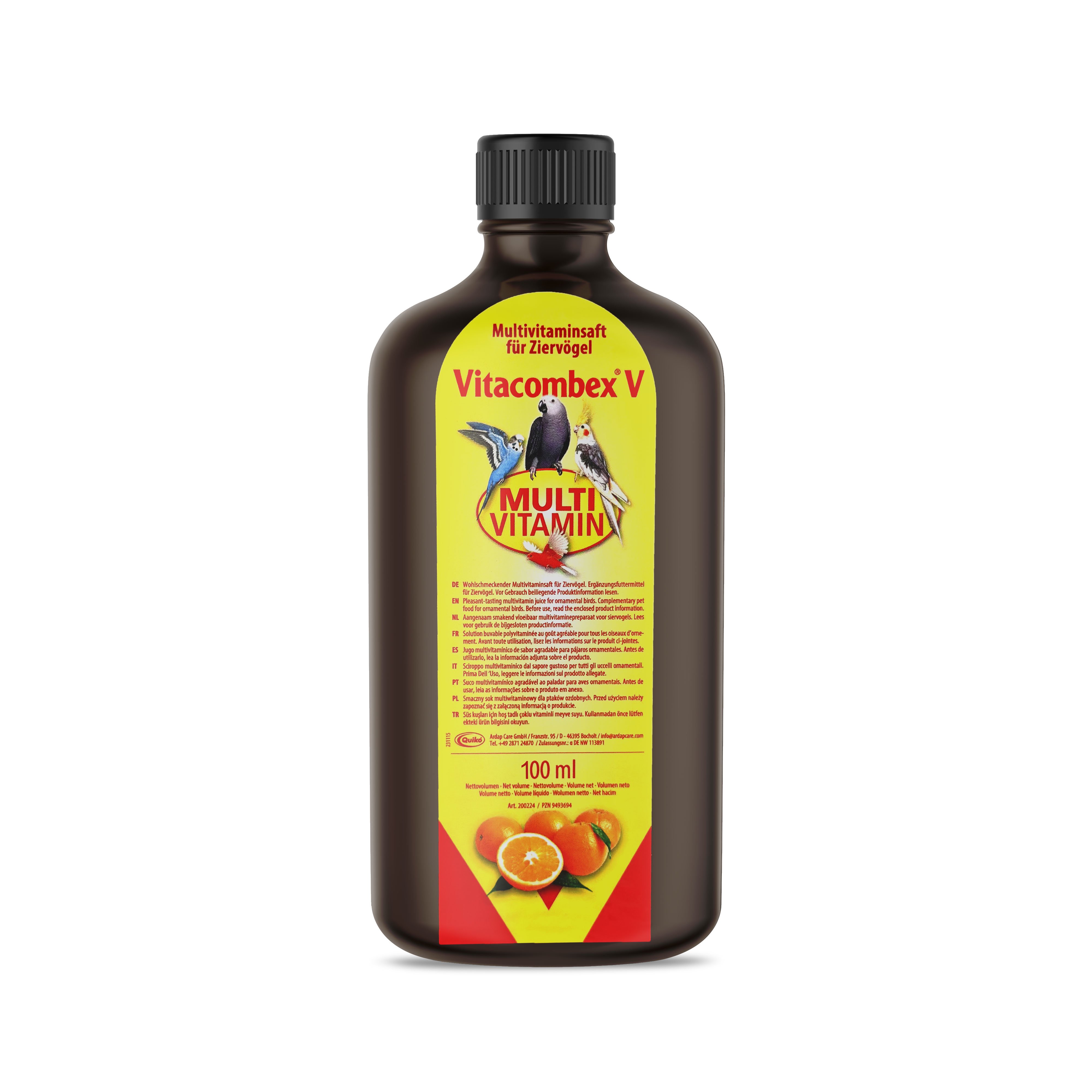 Quiko Vitacombex V Tüm Kuşlar İçin Sıvı Multivitamin 100 ml