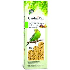 Garden Mix Platin Meyveli  Muhabbet Kuşu Krakeri 3 lü