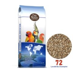 Deli Nature 72 LoveBirds Champion Paraketler İçin Premium Üretici Yemi 1 kg
