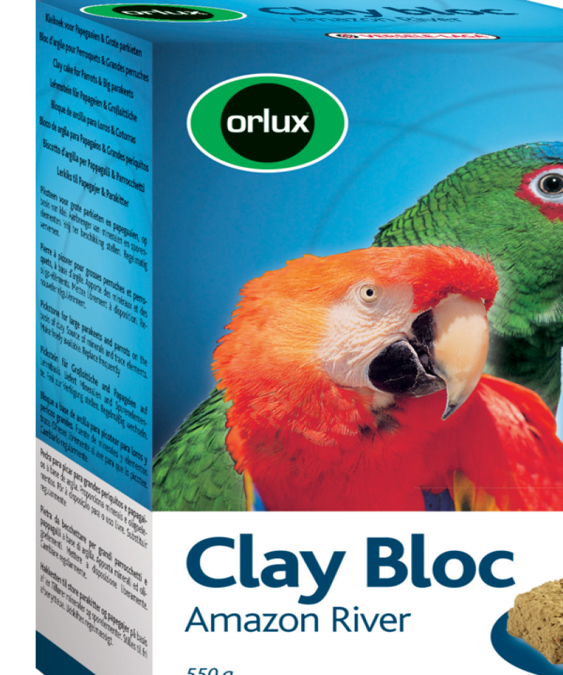 Versele Laga Orlux Clay Bloc Amazon Nehri Kil Blok 550 g