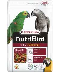 Versele Laga Nutrıbırd P15 Tropical Papağanlar İçin Meyveli Renkli Pelet Yem (B) 1 kg