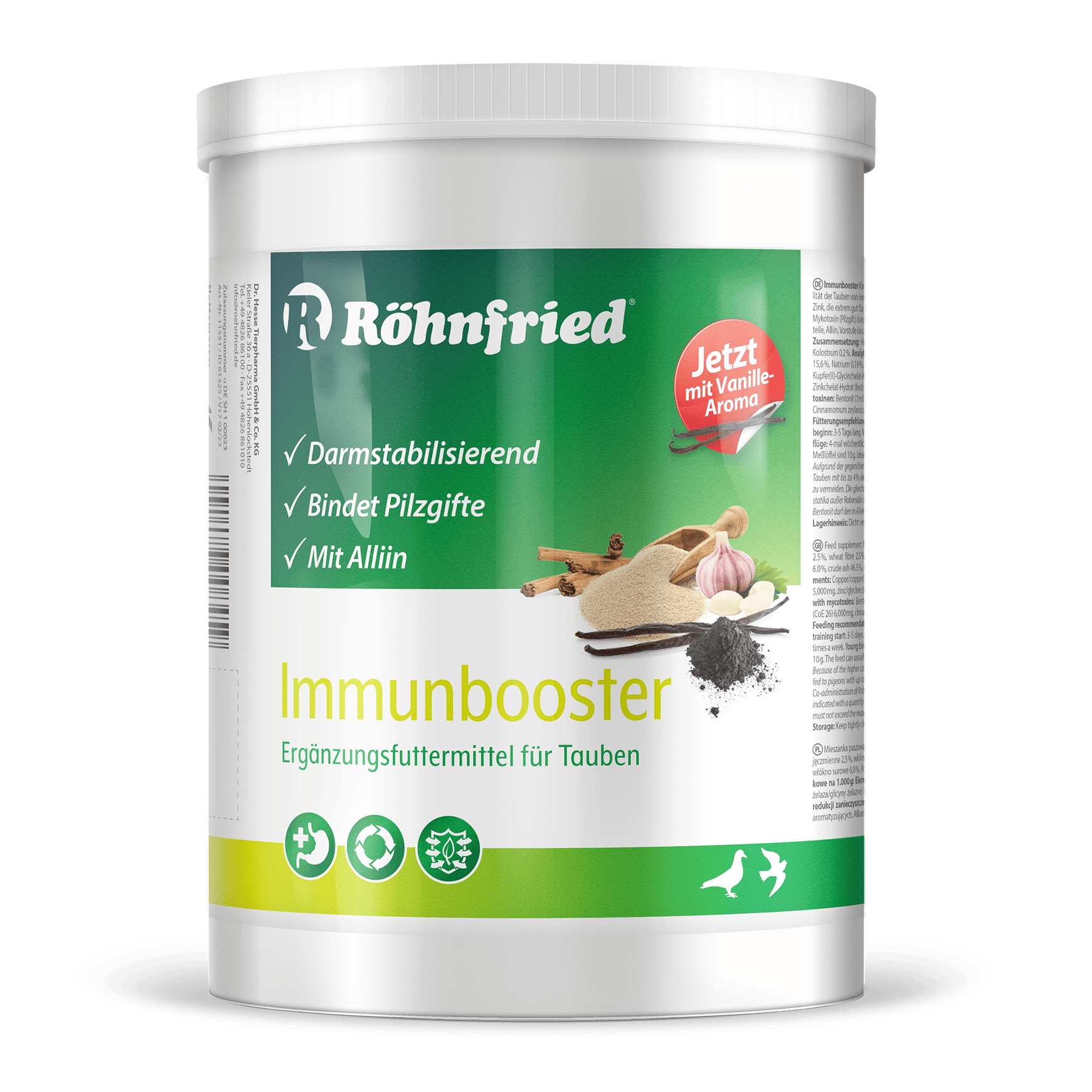 Röhnfried Immunbooster Prebiyotikli Doğal Bağışıklık Sistemi Güçlendirici 500 gr