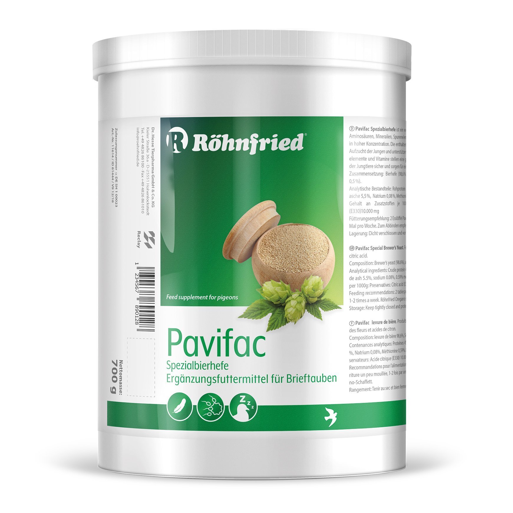Röhnfried Pavifac Polenli Bira Mayası 100 g