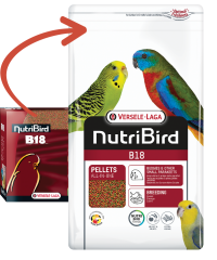 Versele Laga Nutribird B18 Damızlık Muhabbet Kuşları Ve Mini Paraketler İçin Meyveli Pelet Yem 10 kg