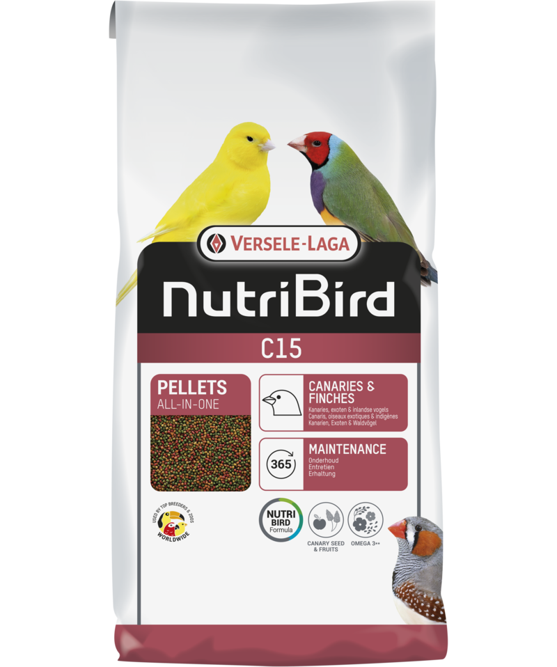 Versele Laga Nutribird C15 Kanarya Ve Finçler İçin Meyveli Pelet Yem 10 kg