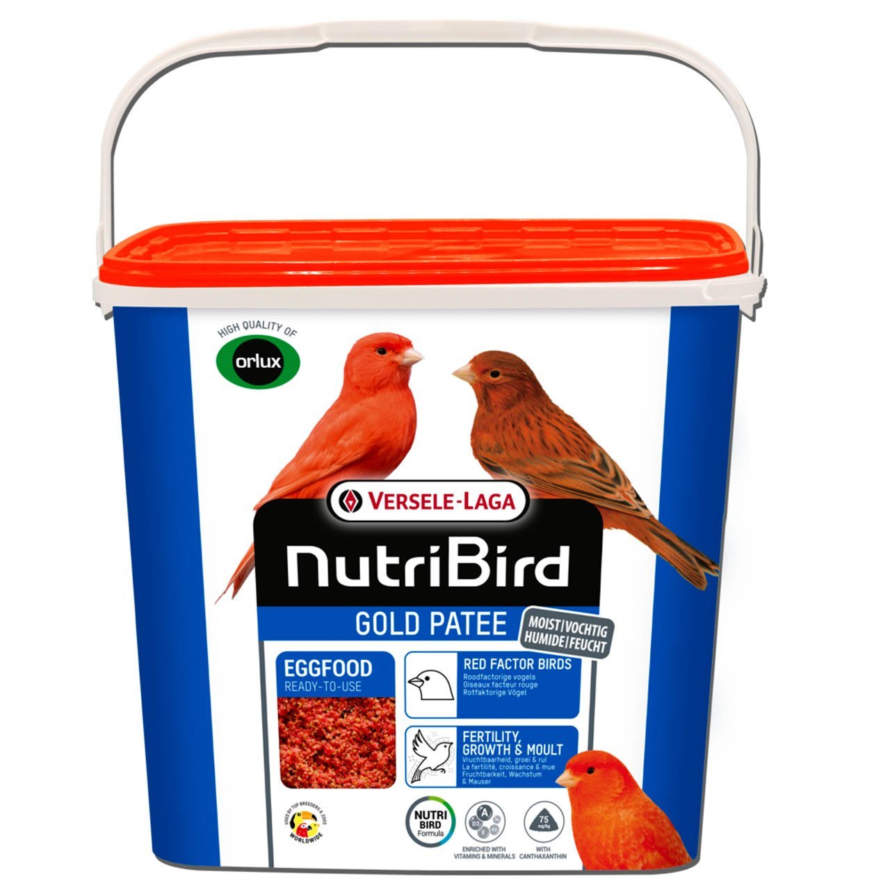 Versele Laga Nutribird Gold Patee Kırmızı Renk Kanarya Maması 5 kg