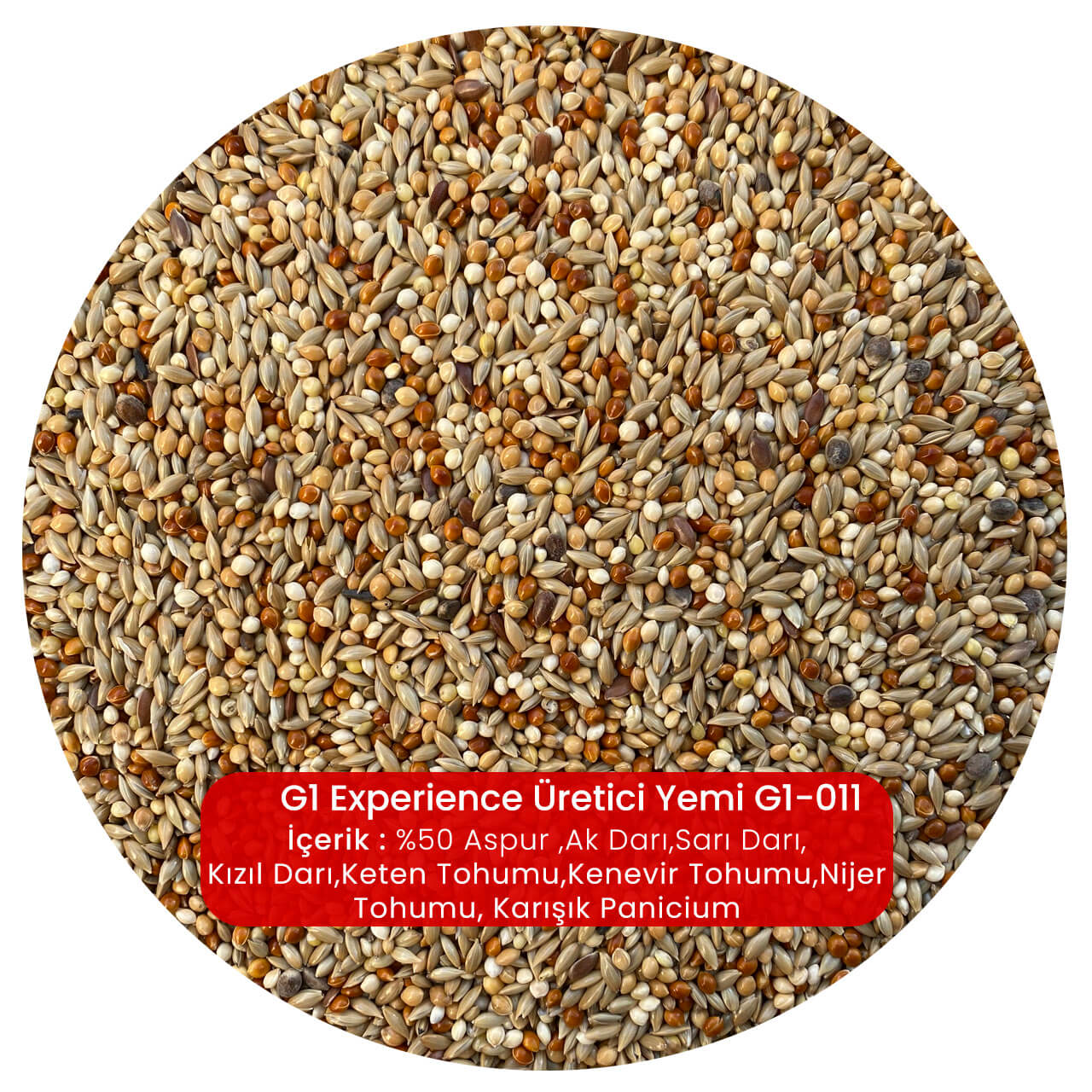 G1 Experience Muhabbet Kuşu Üretici Yemi (Bölünmüş Vakum Paket) 5 kg
