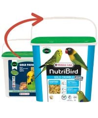 Versele Laga Nutribird Gold Patee Ballı Yumurtalı Muhabbet Kuşu Maması (Yeşil) (B) 500 g