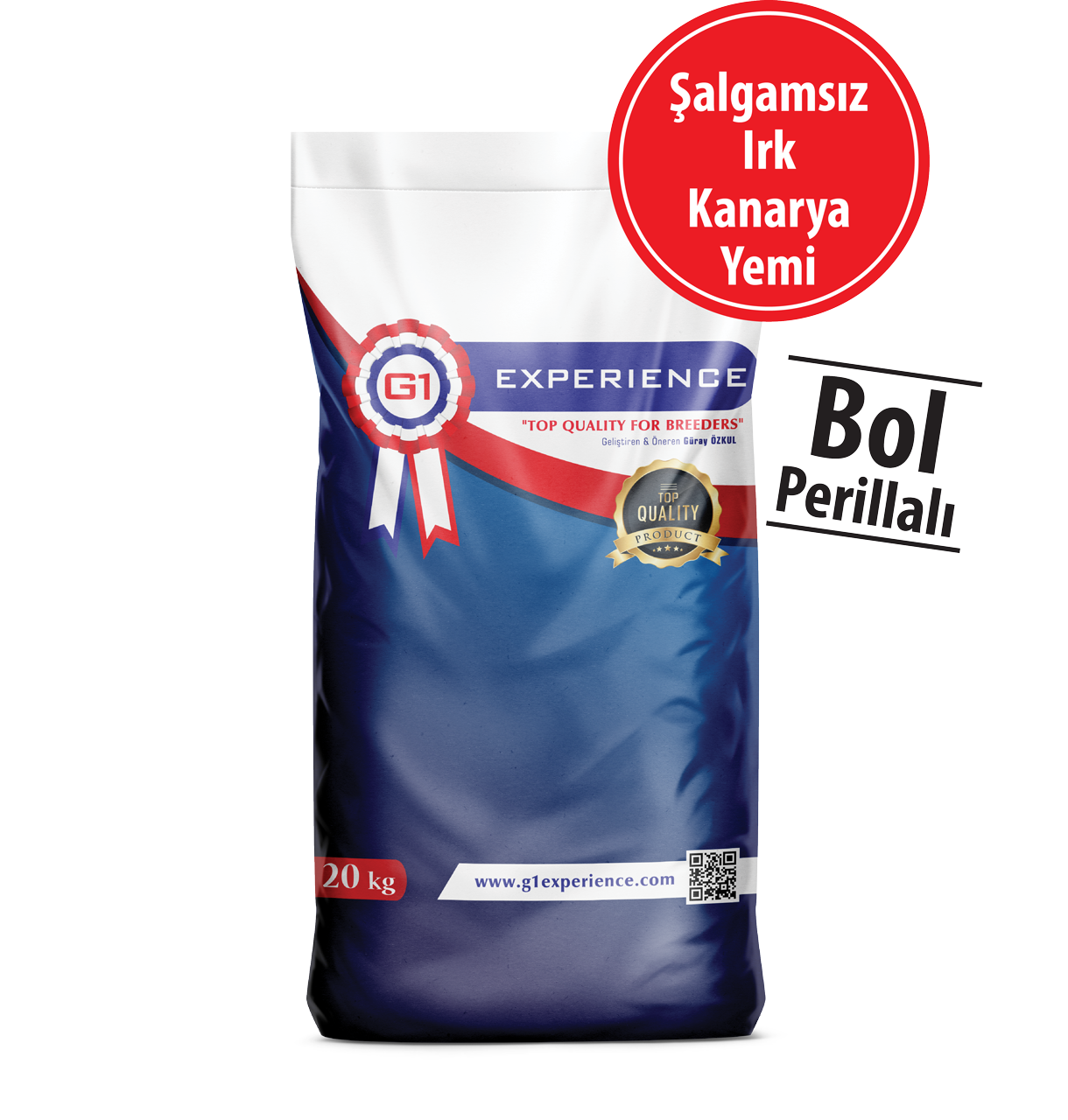 G1 Experience Şalgamsız Bol Perillalı Irk Kanarya Yemi 20 kg
