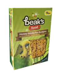 Beaks Ballı Muhabbet Kuşu Krakeri 10 lu Paket