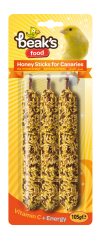Beaks Ballı Kanarya Krakeri 3 lü Paket