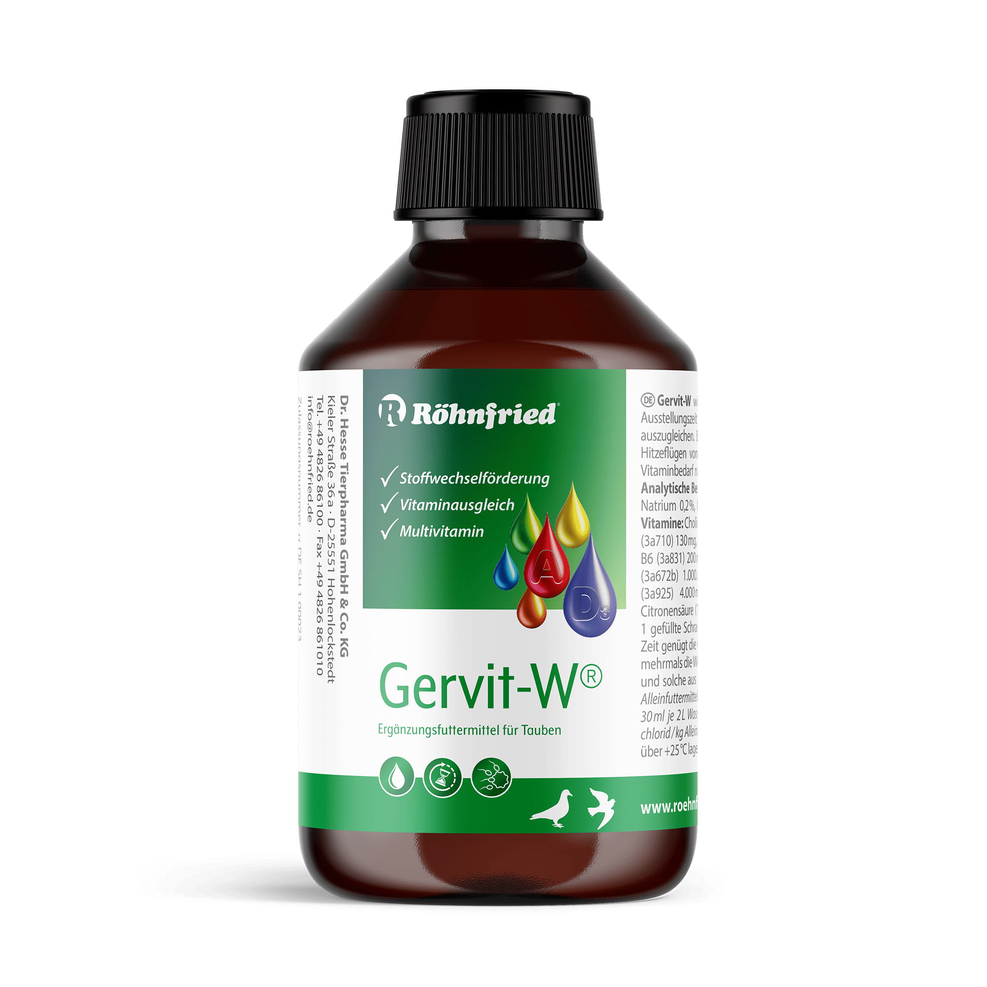 Röhnfried Gervit-W MultiVitamin Takviyesi 100 ml