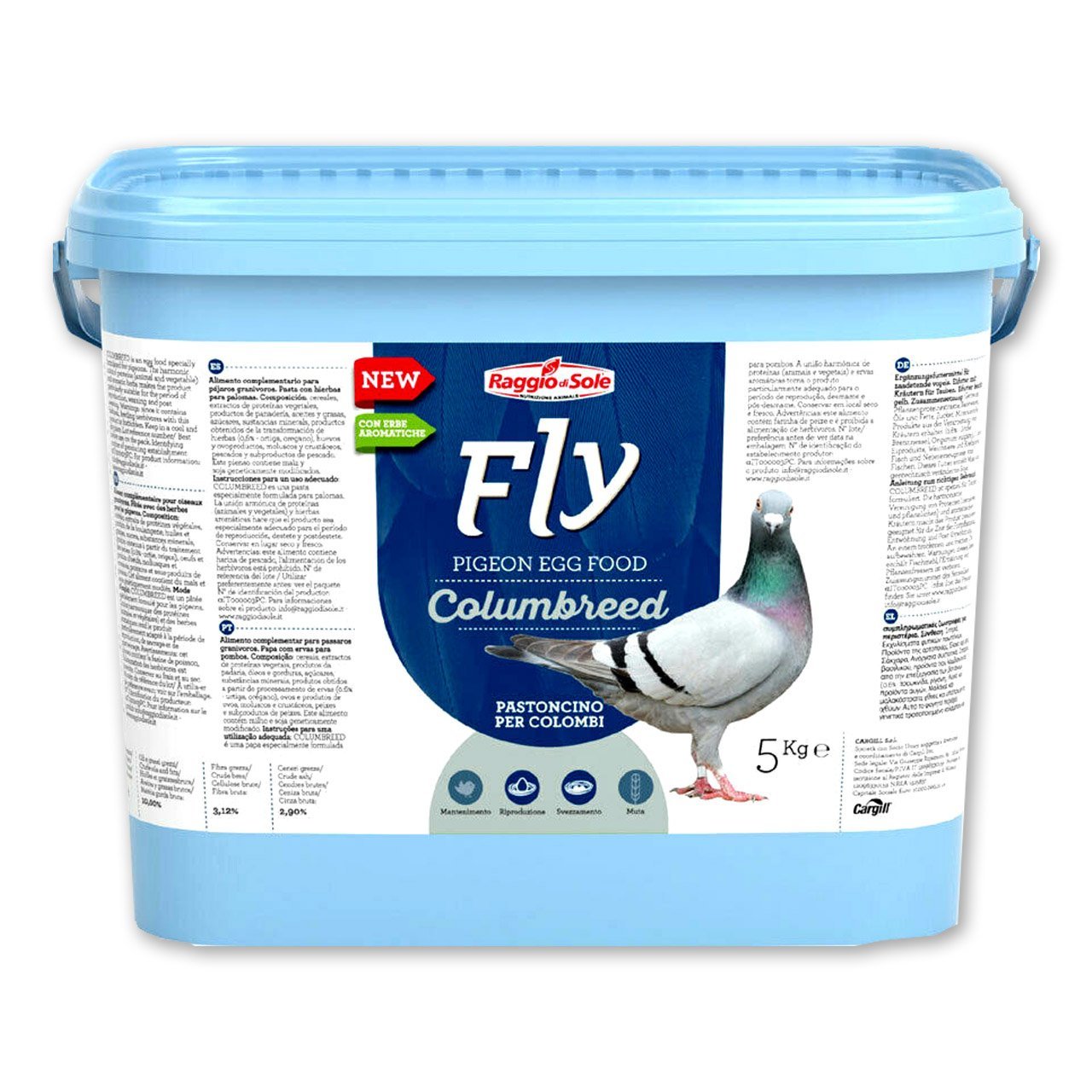 Raggio Di Sole Fly Columbreed Premium Güvercin Yumurta Maması (OP) 5 kg